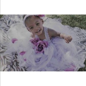handmade Dresses - Tutu birthday/holiday dress and headband handmade Dresses - Tutu birthday/holiday dress and headband